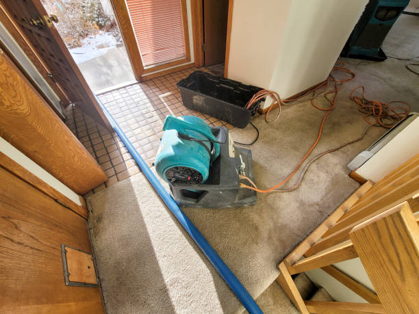 Water damage restoration process in Chesterland, OH